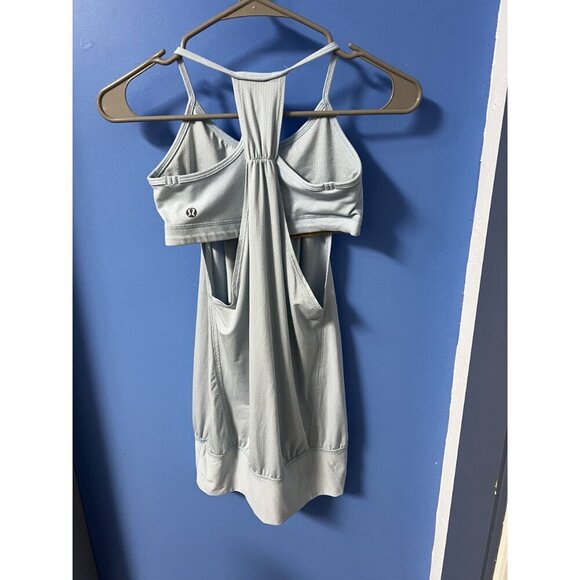 Lululemon No Limit Womens Light Blue Racerback Tank Top, Outdoors, Hiking, Size - Picture 10 of 12